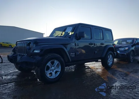 2018 Jeep Wrangler Unlimited Sport S 4X4 z USA, uszkodzony, nr VIN 1C4HJXDG5JW275071
